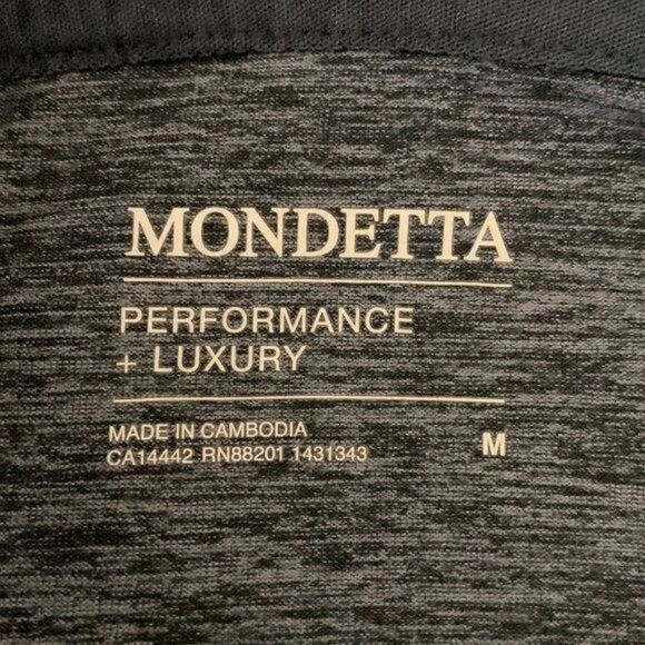 Mondetta Performance + Luxury Womens Heathered Gray Hooded Sweatshirt M - Picture 2 of 10